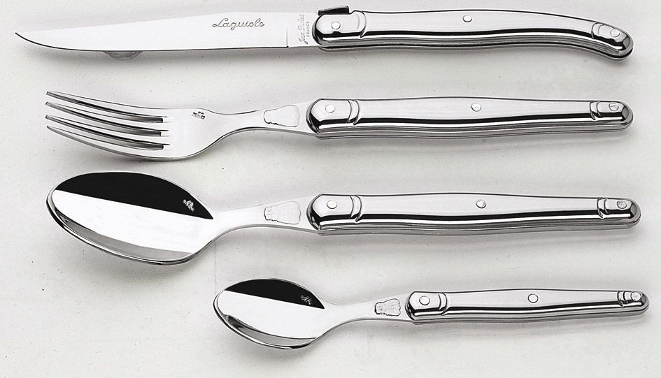 Laguiole - Couteau tout Inox lame 2,5 mn pour 15€