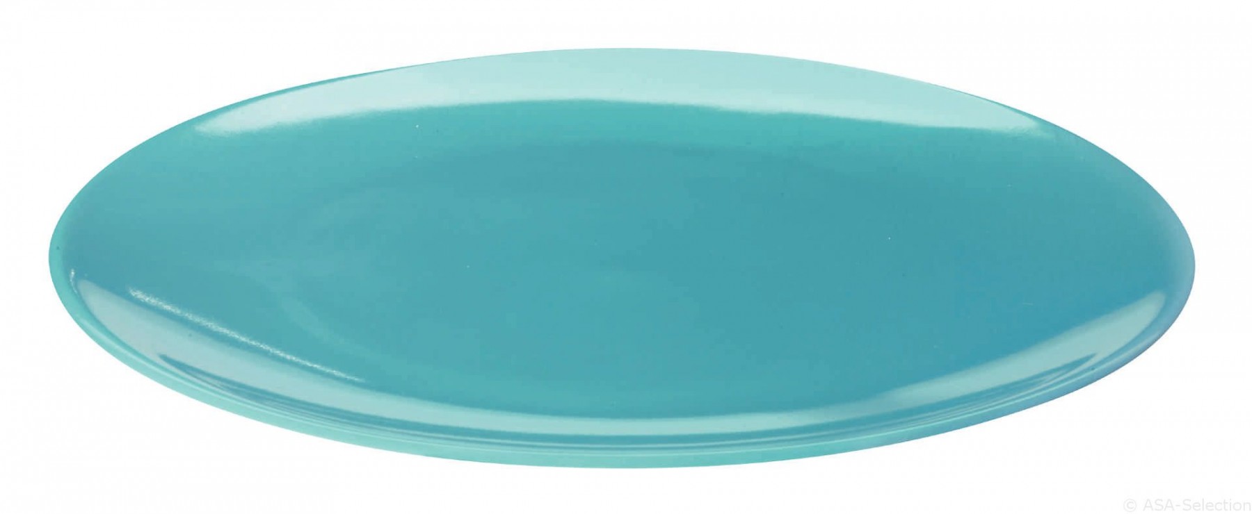 Colors it - Assiette à dessert  turquoise 20 cm en porcelaine ( par2)