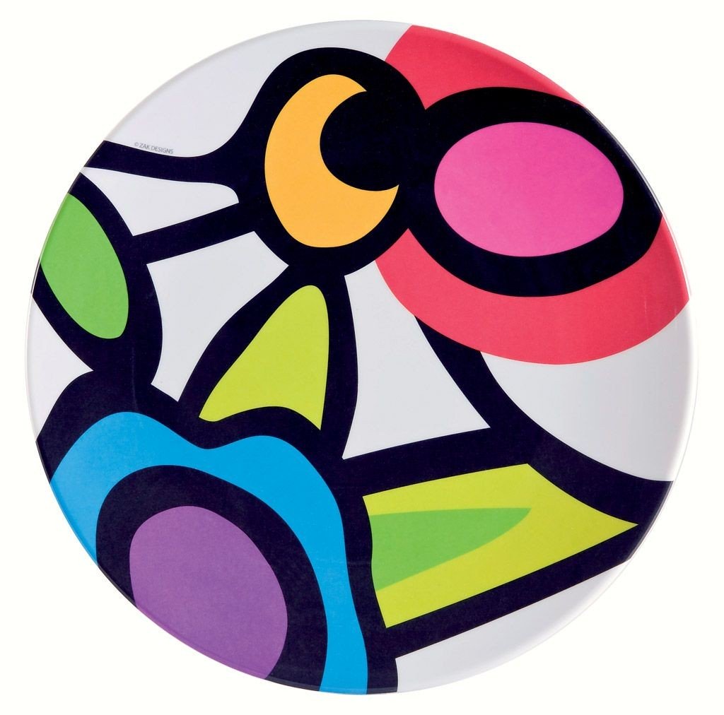 Wild Flora -Assiette à dessert fleuri incassable (par6)