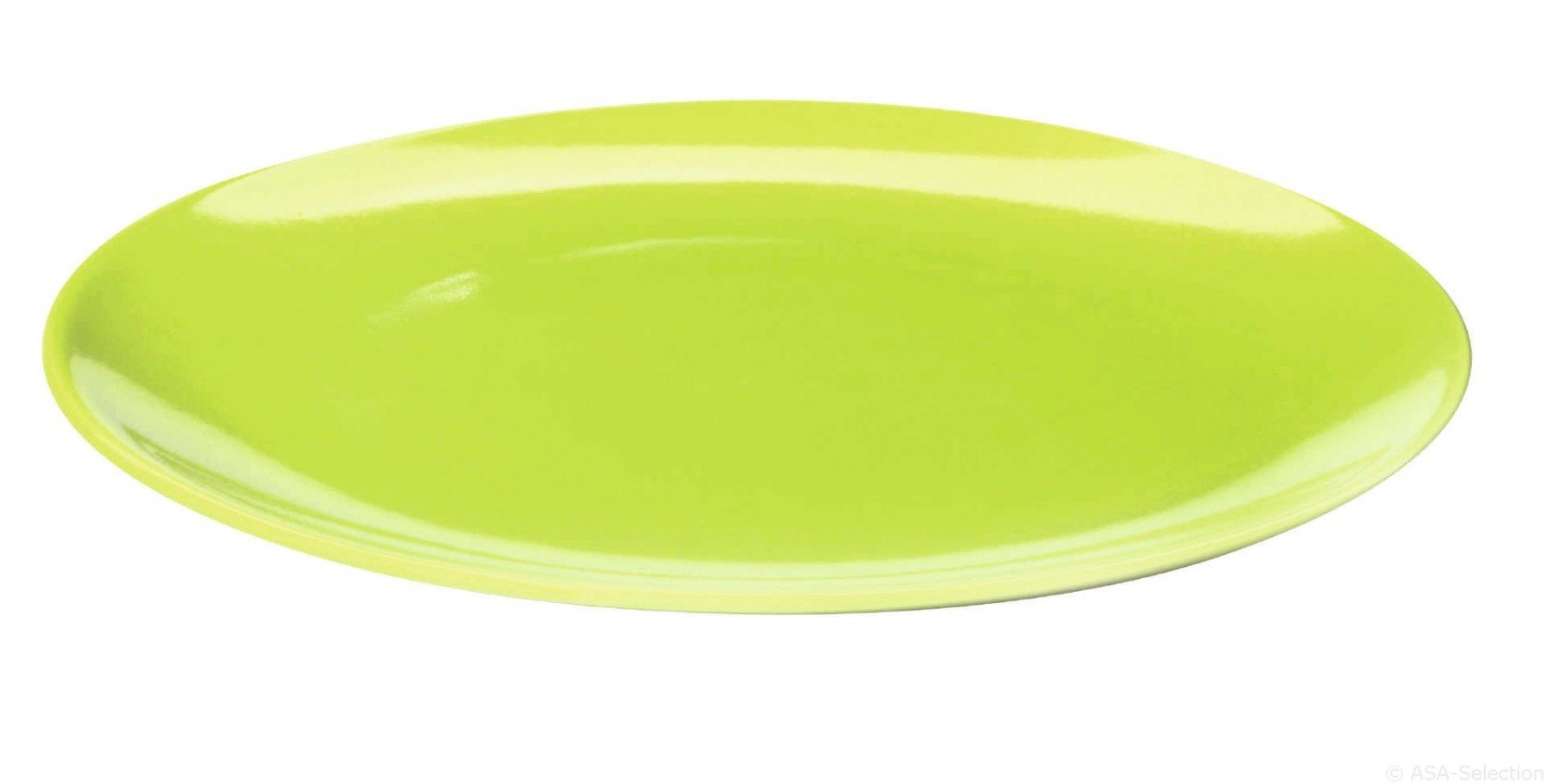 Colors it - Assiette à  dessert vert kiwi 20 cm en porcelaine ( par2)