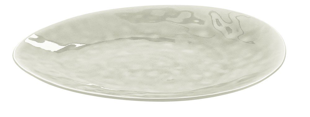 A  la maison - Plat champagne en ceramique Bi matiere mat et brillant  