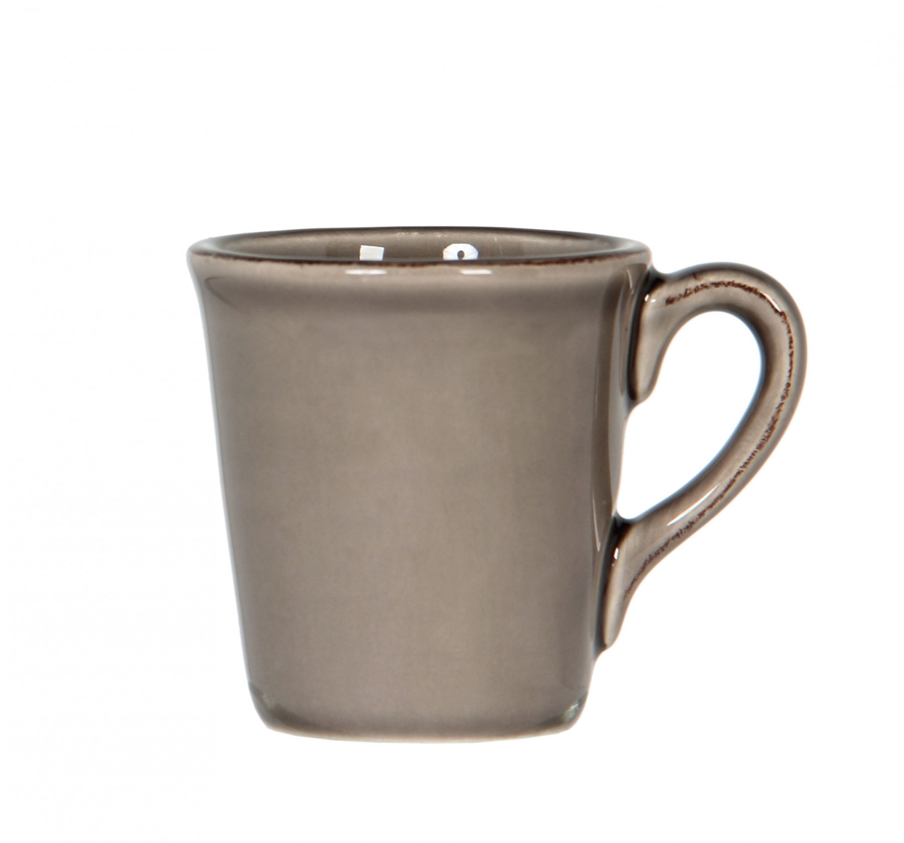 Constance - Mug expresso en faience couleur poivre (par6)