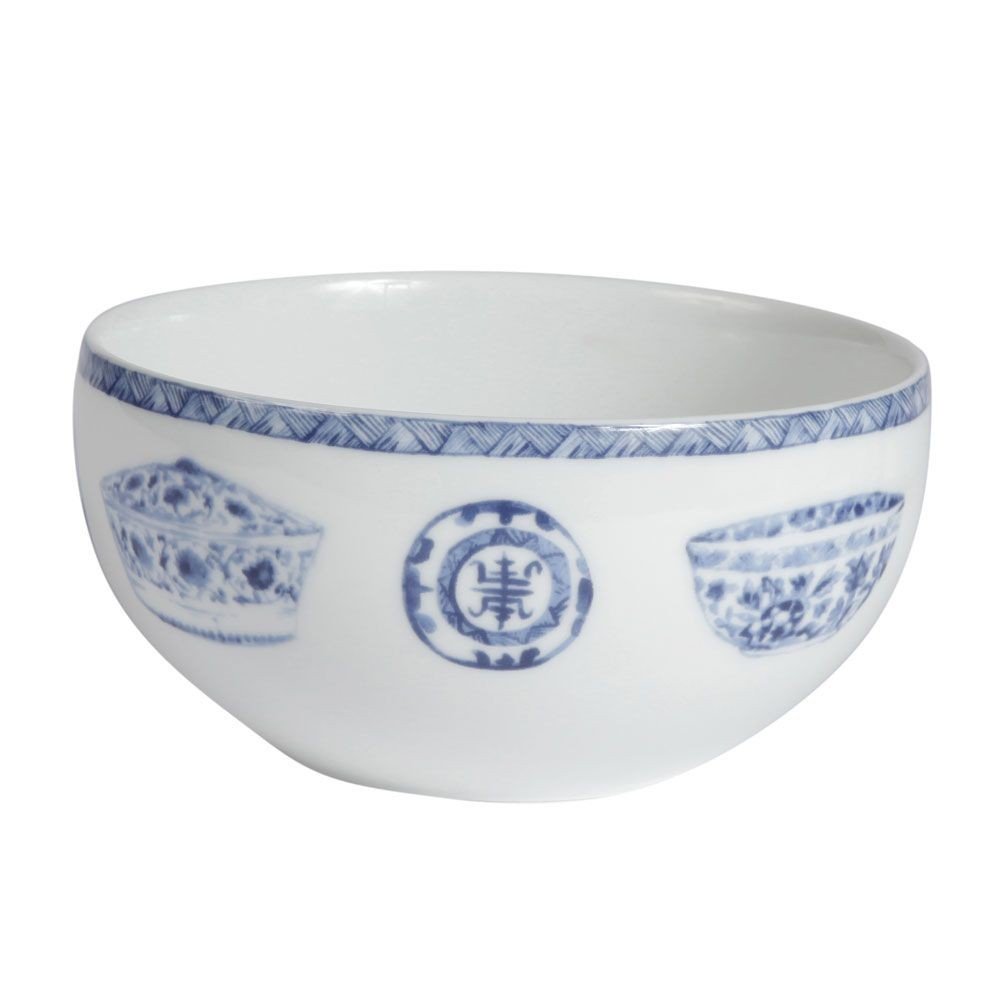 Calli - Coupelle  bleue et blanche pinceaux ( par 2) 