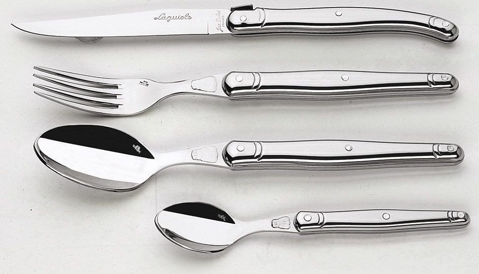 Laguiole - Cuillère de table tout Inox 2 mn  