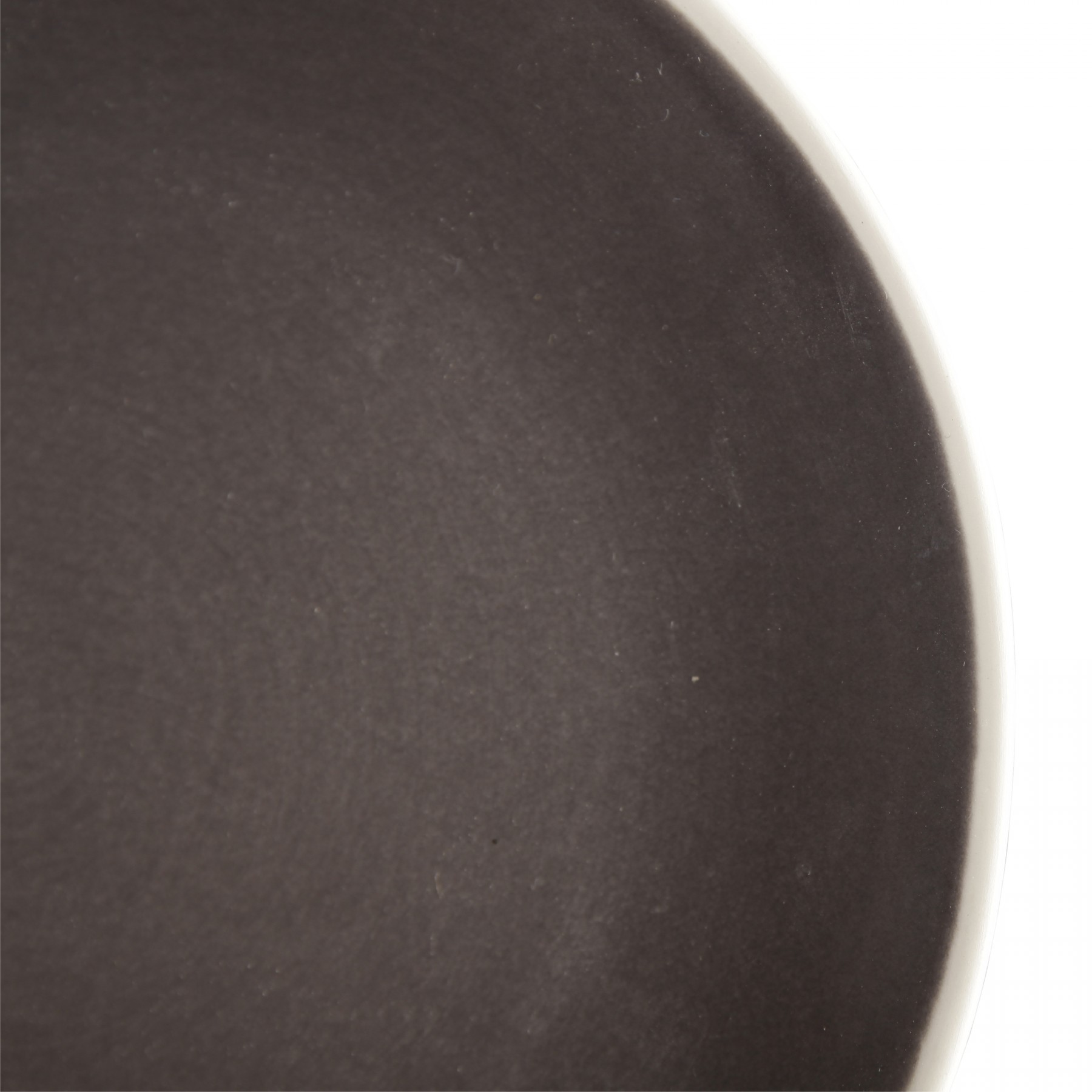 Zoe - Assiette plate couleur charbon (par2)