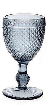 Diamond - Verre à pied gris (par 2)