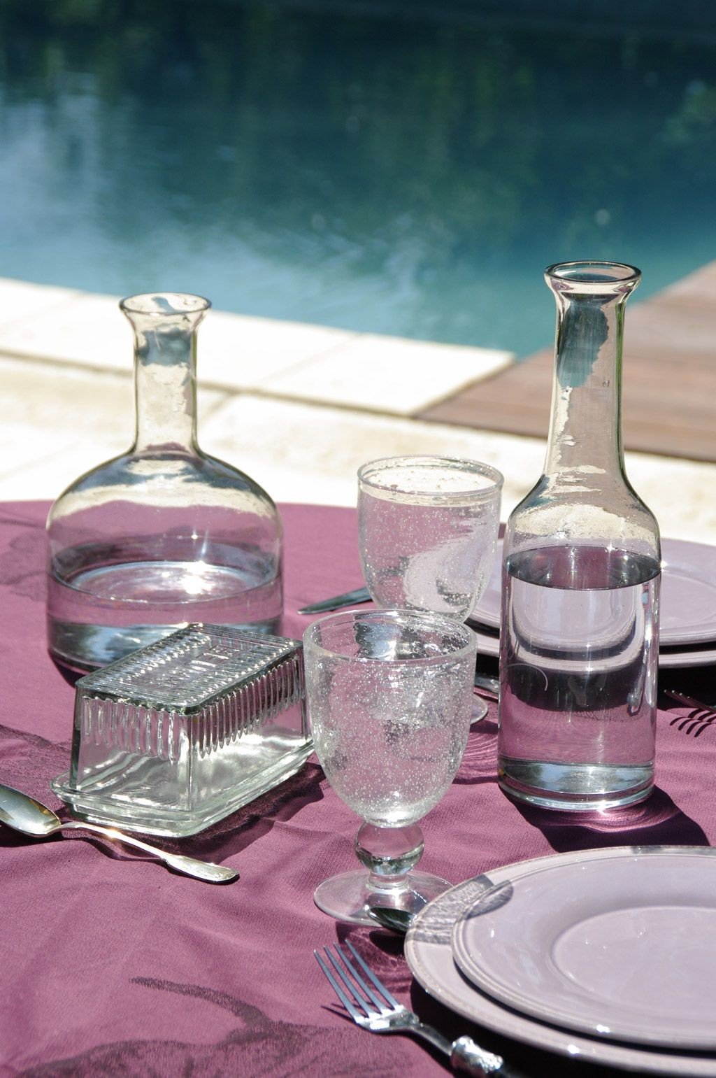 Autrefois - Bouteille gravée 