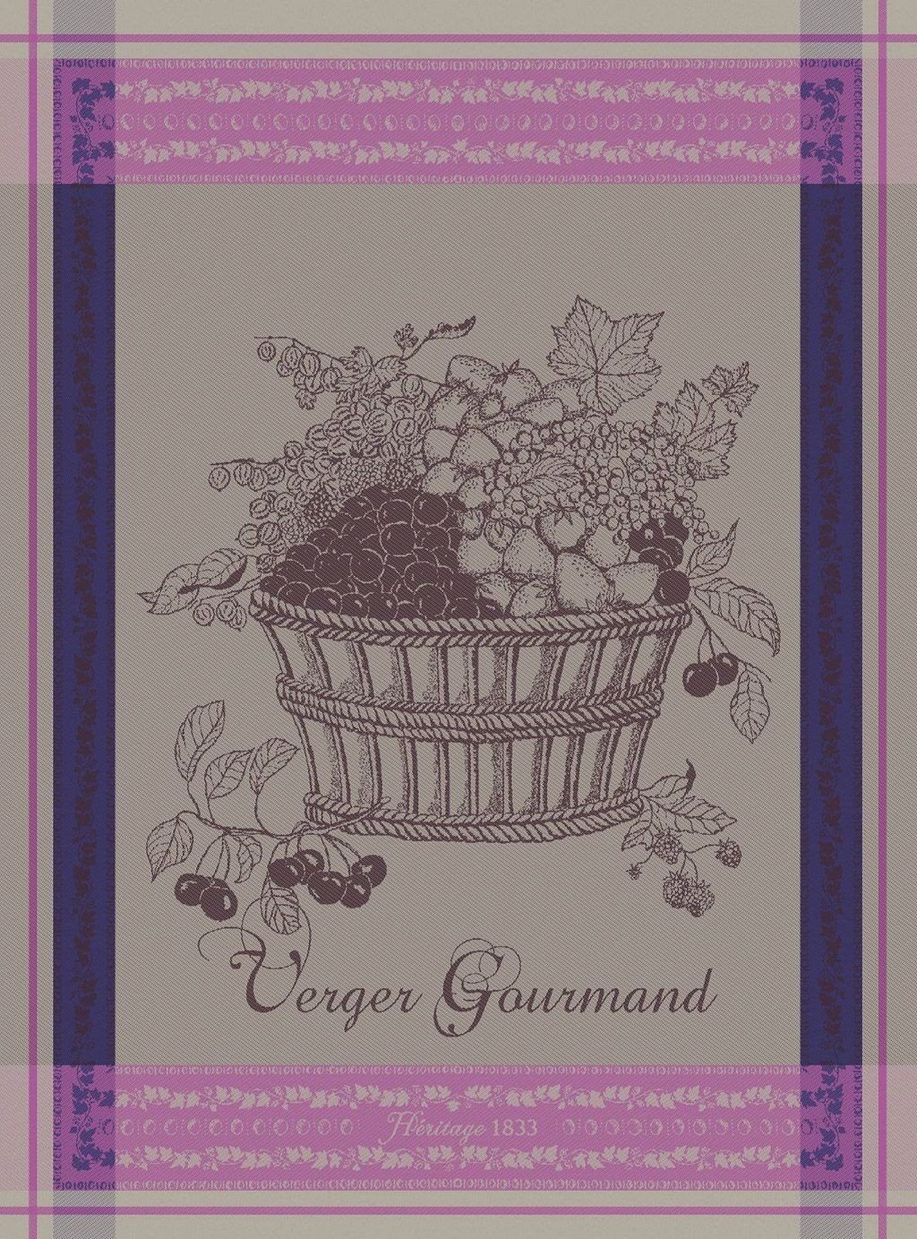 Verger gourmand - Torchon verger gourmand cassis