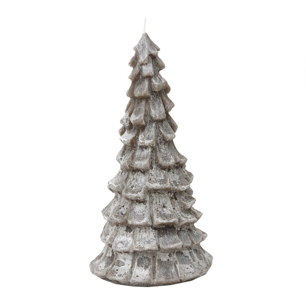  Sapin  Bougie  sapin  marron 25cm