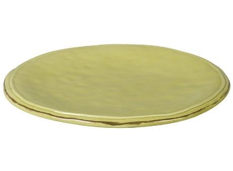 Cotta -Assiette à dessert vert anis en faience (par4)