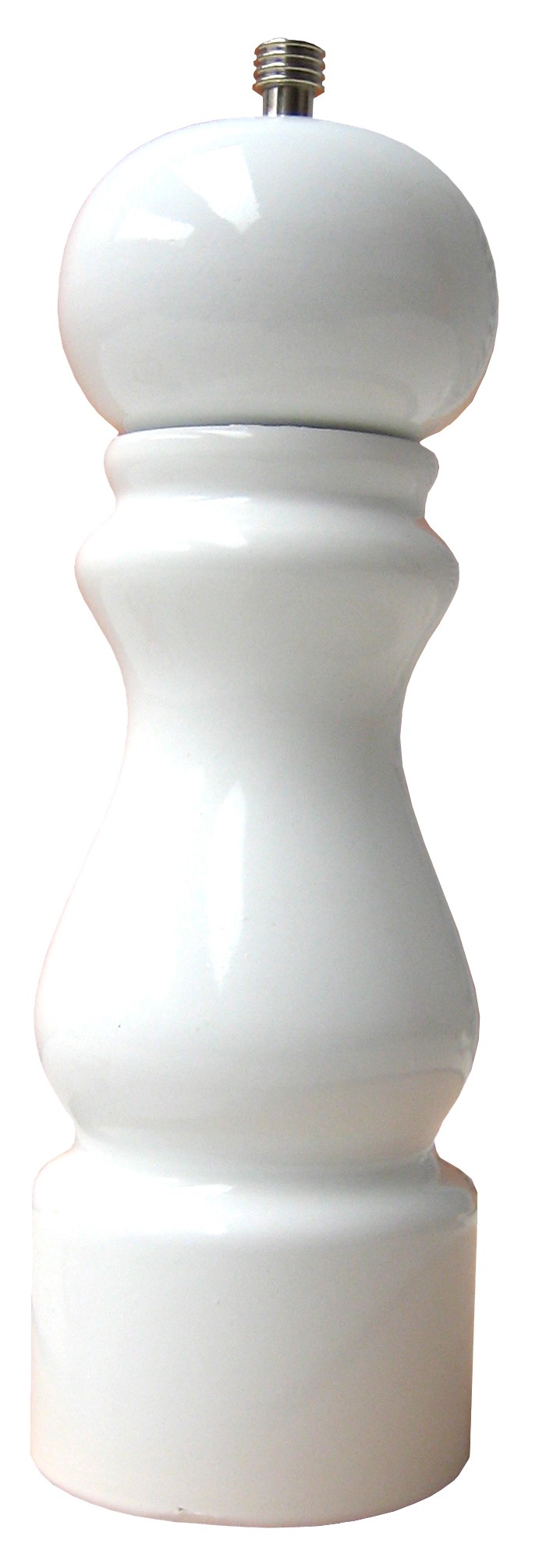 Colors - Moulin à gros sel  laqué brillant blanc 20cm