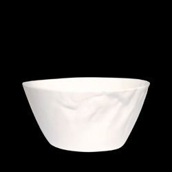 Caesar - Mini Coupelles blanches en porcelaine froissée  (par4)