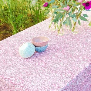 Santa Rosa -serviette en papier rose et bleu (paquet de  20)