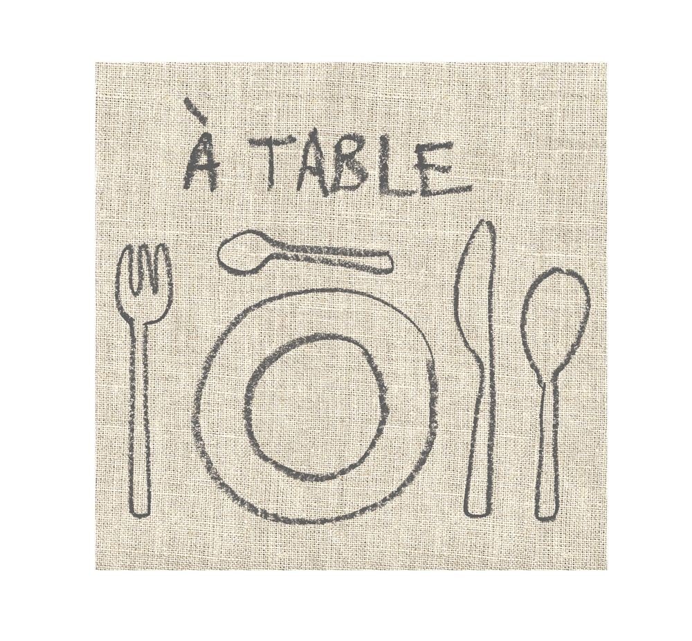 A table - Serviette papier(paquet de 20)