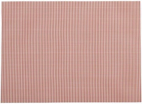 Zip- Set de Table Textilène Rayé Rouge/Blanc 46x33 cm (par4)