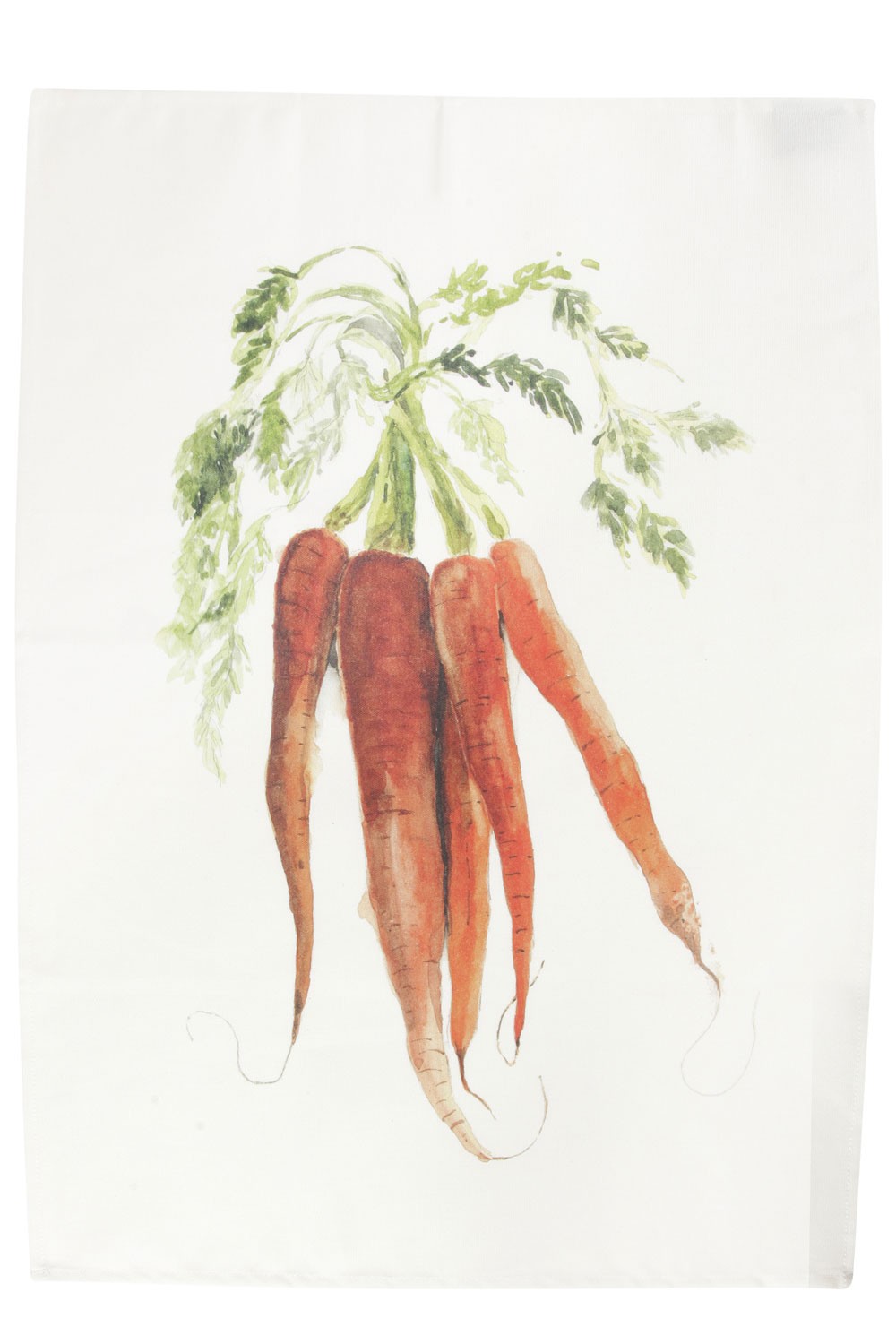 Saveurs -  Torchon Legume du jardin carottes  70x50cm 