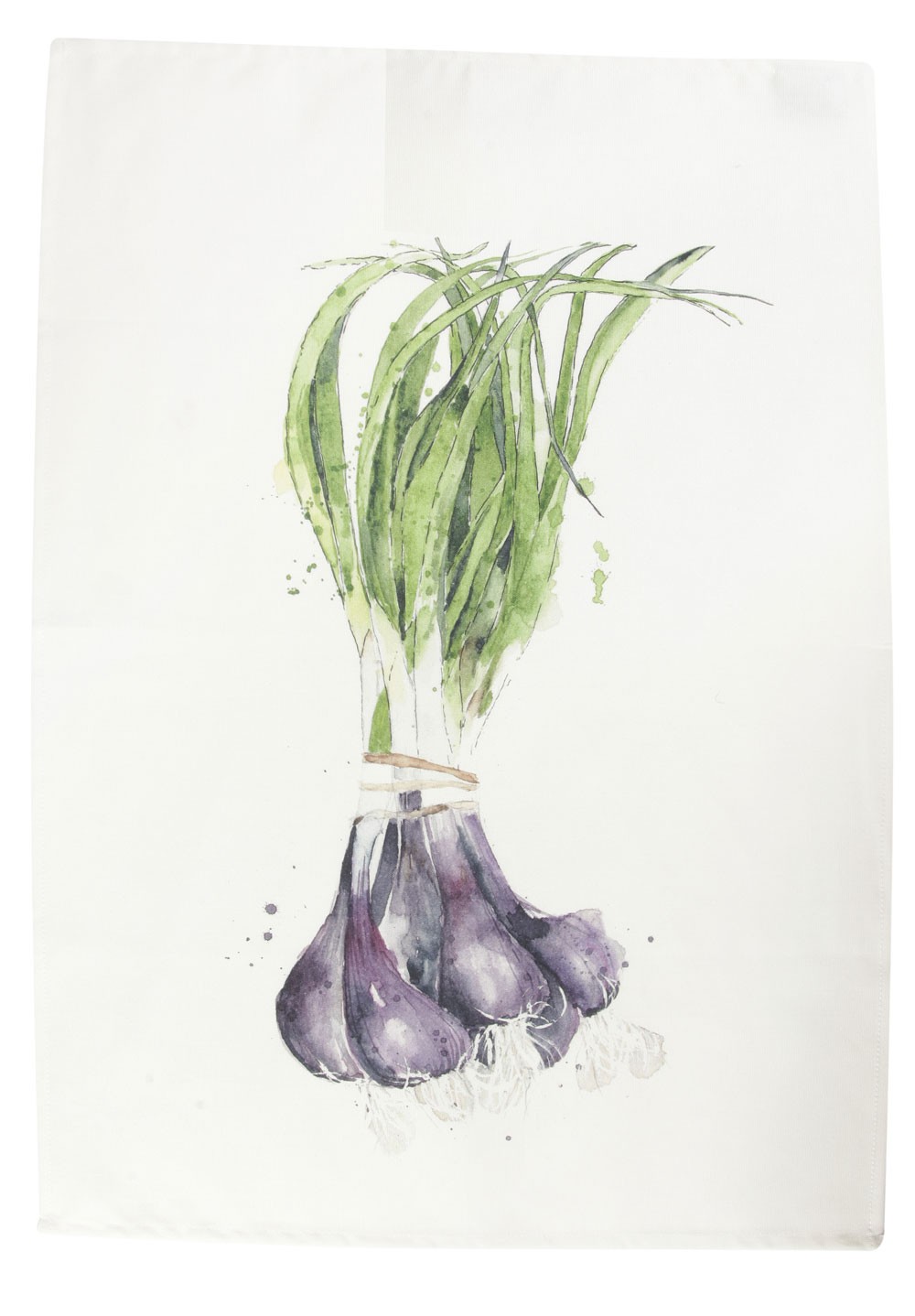 Saveurs -  Torchon Legume du jardin oignons 70x50cm 