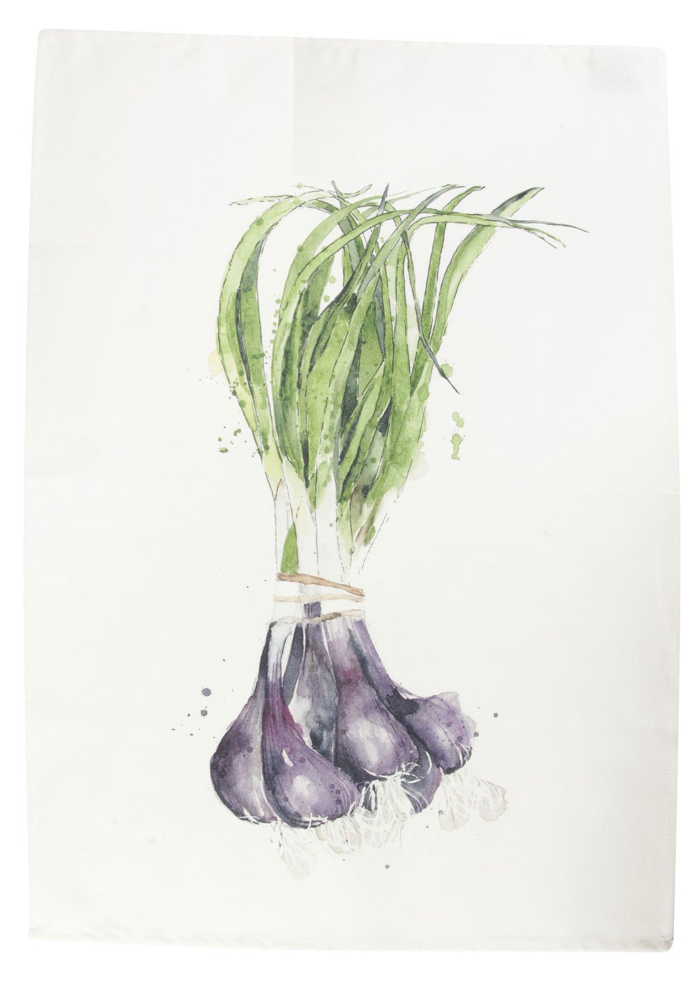 Saveurs -  Torchon Legume du jardin oignons 70x50cm 