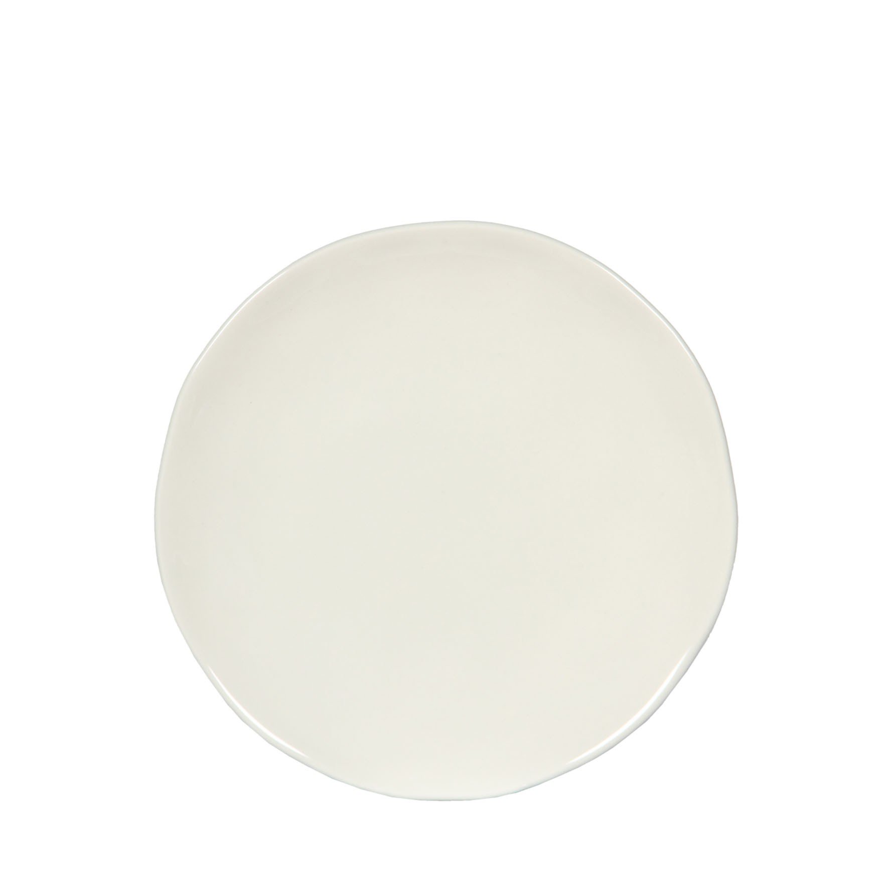 craft assiette dessert 21cm faience blanche (par6)