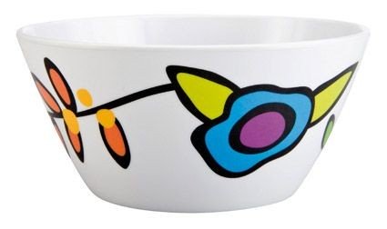 Wild  Flora  -  Bol à  céréale  fleuri incassable 15cm (par6) 