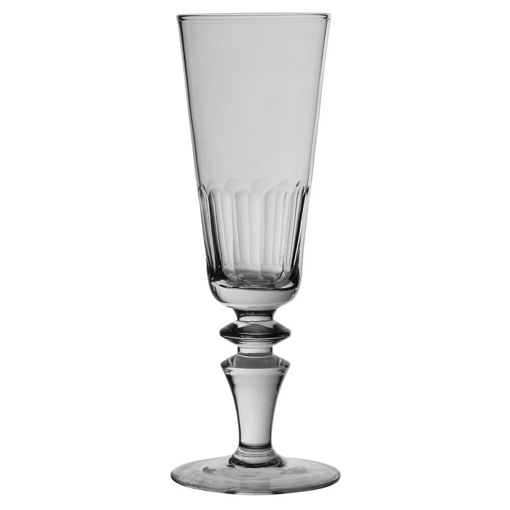 Flûtes à Champagne Design en Verre de Couleur (Blanc) - Bruno Evrard