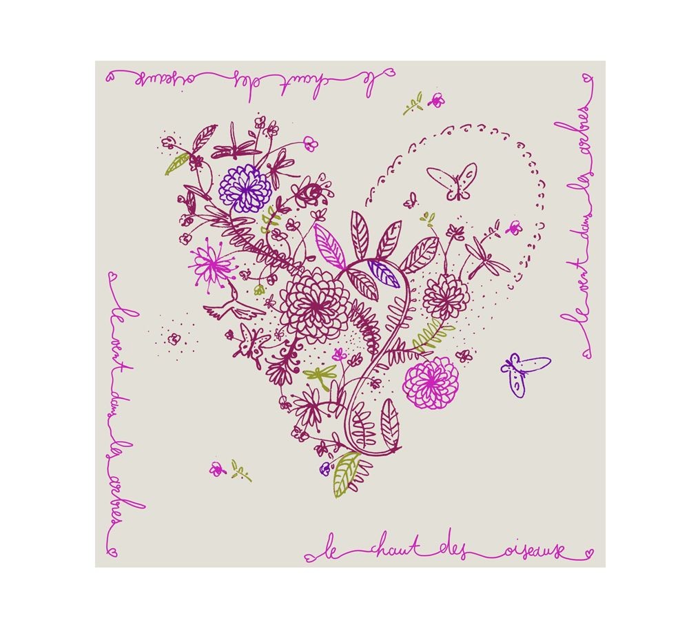 Maria - Serviettes papier multicolors (paquet de 20)