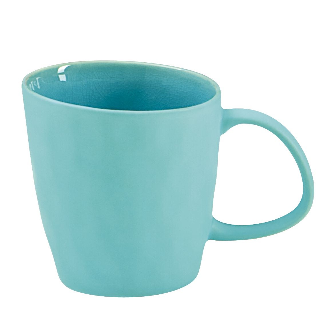 A  la  plage  -  mug  Turquoise  en  grès   (par6) 