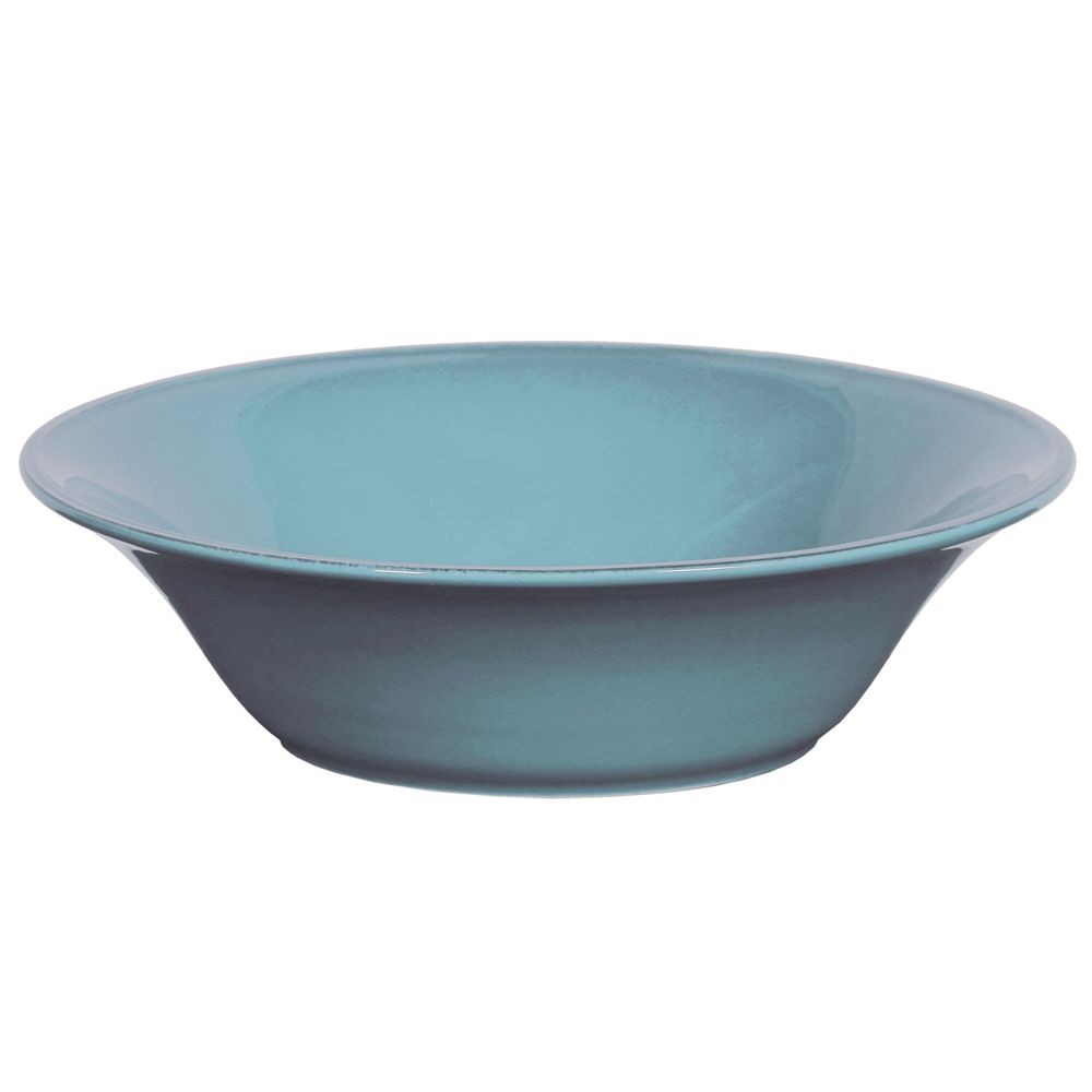 Constance  -  Saladier  en faience bleu azur 30cm  