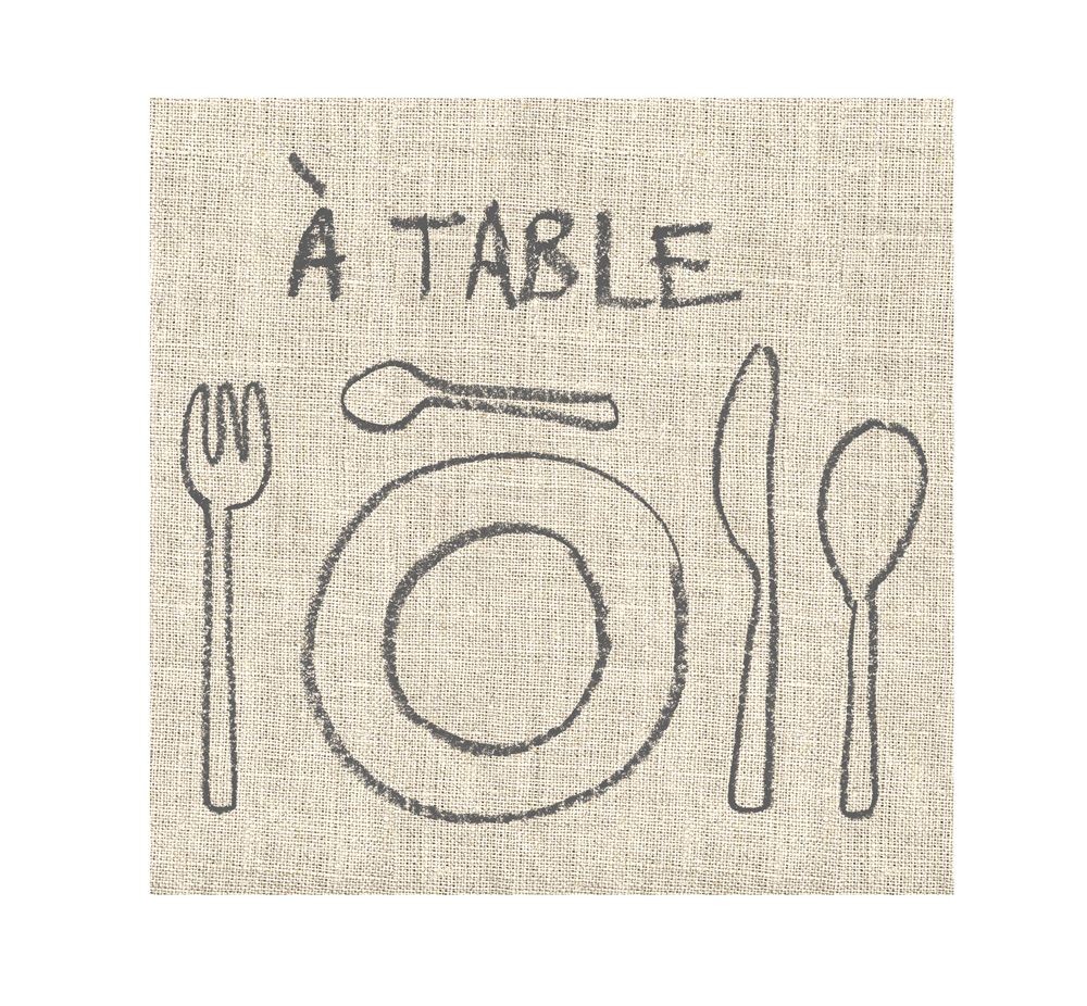 A table - Serviette papier(paquet de 20)