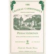 Bordeaux - Torchon château carbonnieux pessac leognan 1990 