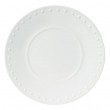 Caravane  - Assiette plate blanche en faience(par6)