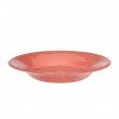 Constance - Assiette à pates corail   (par4)