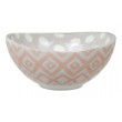 Kasuri - bol rose et gris 13x6cm en porcelaine (par2)