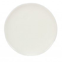 craft assiette plate 28cm faience blanche (par6)