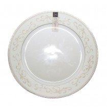 Elegance - Assiette à dessert  porcelaine decorée (par 6)