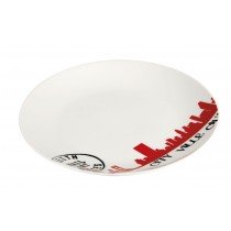 City - assiette à dessert 20m porcelaine cities ( par 6)