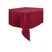 Naïs - Serviette de table en Lin stonewash rouge (par6)