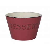 Apéro  - Bol dessert framboise en céramique,(par6) 