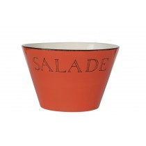 Salade  -  Saladier mandarine  en céramique 25XH15 Cm 