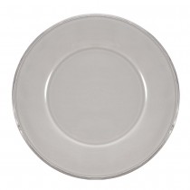 Constance - Assiette à dessert en faience gris perle (par6)