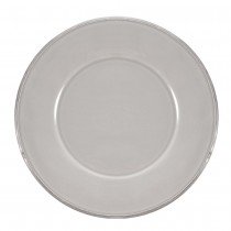 Constance - Assiette à dessert en faience gris perle (par6)