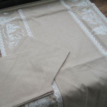 Montagne - double set de table  et 2 serviette assorties