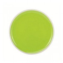 Oceanside - Assiette à dessert bi colors verte et blanche (par2)