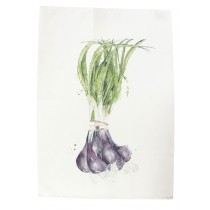 Saveurs -  Torchon Legume du jardin oignons 70x50cm 