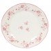 Rose - Assiette à  dessert fleurie petites roses en faience (par6)                  