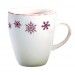 Chamonix - mug en faience motif flocon 