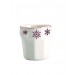 Chamonix - tasse a espresso en faience motif flocon (par6)