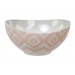 Kasuri - bol  rose et gris  10,5x5,5m en porcelaine (par2)