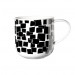 Colors it - Mug blanche et noire   40cl cm en porcelaine