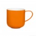 Coppa  -  Mug  bicolore  orange en  porcelaine 